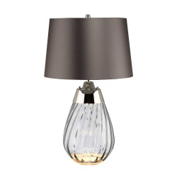 Petite lampe de table fumée...