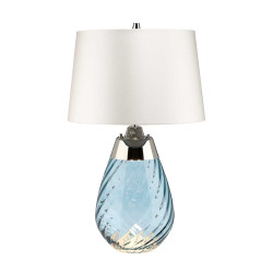 Petite lampe de table bleue...