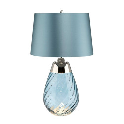 Petite lampe de table bleue...