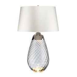Grande lampe de table fumée...
