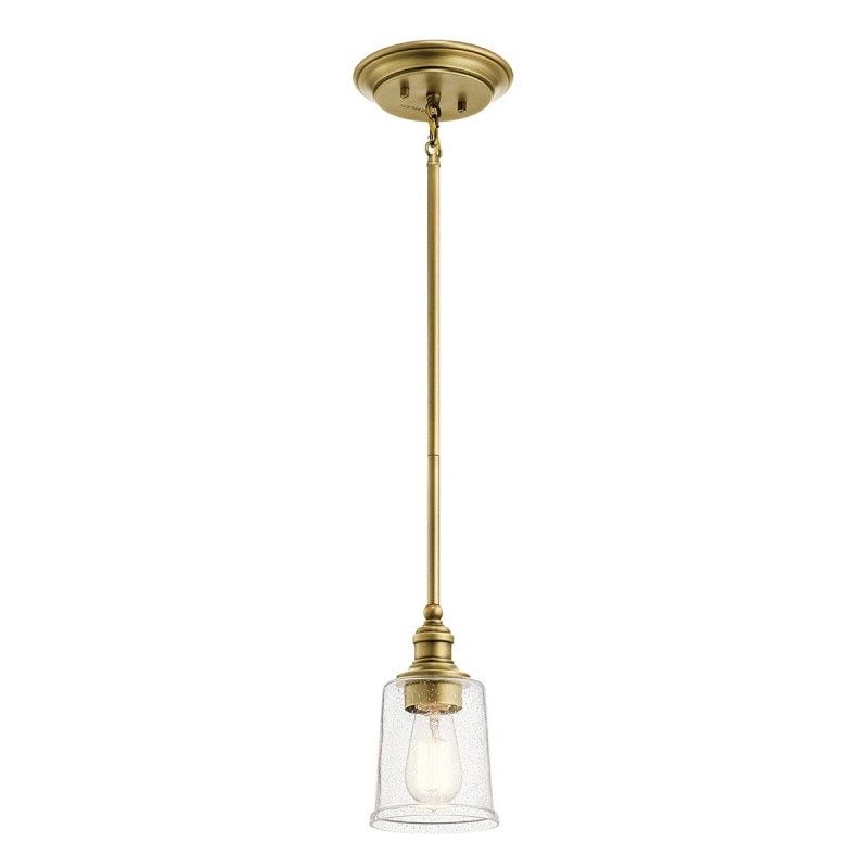 Mini-suspension Waverly 1 lumière - Laiton naturel