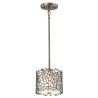 Mini-suspension Silver Coral 1 lumière