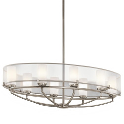 Lustre ovale Saldana 8...
