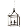 Suspension moyenne Larkin 3 lumières - Bronze antique
