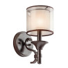Applique murale Lacey 1 lumière - Bronze