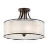 Semi-plafonnier Lacey 4 lumières - Bronze