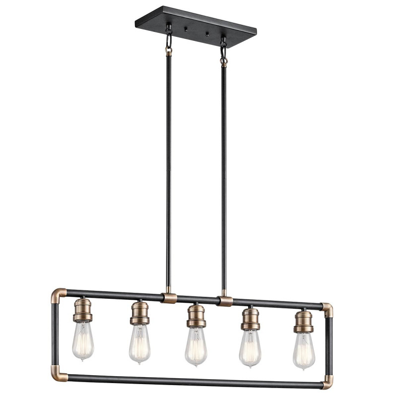 Lustre linéaire Imahn 5 lumières