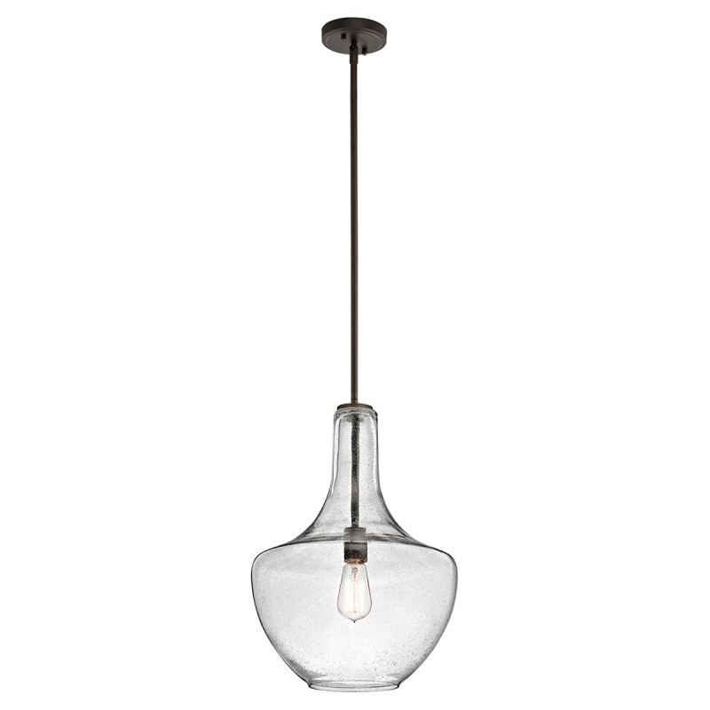 Suspension moyenne Everly 1 lumière - Bronze antique