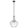 Suspension moyenne Everly 1 lumière - Bronze antique
