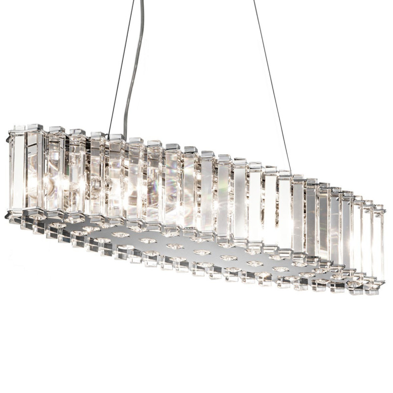 Lustre îlot Crystal Skye 8 lumières