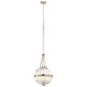 Suspension Aster 3 lumières - Nickel poli