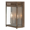 Demi lanterne moyenne Holborn 2 lumières - Bronze foncé