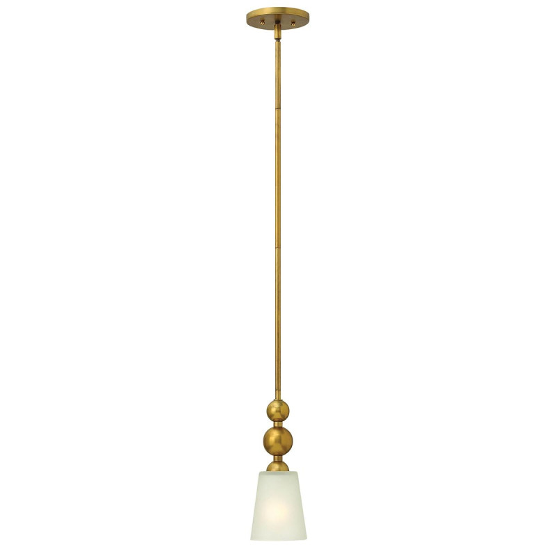 Mini-suspension Zelda 1 lumière - Laiton vintage