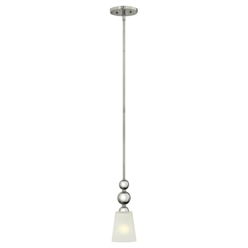 Mini-suspension Zelda 1 lumière - Nickel poli