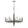 Lustre Spyre 6 lumières - Bronze métallique mat