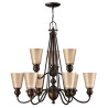 Lustre Mayflower 9 lumières