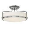 Semi-plafonnier moyen Harper  - Chrome poli