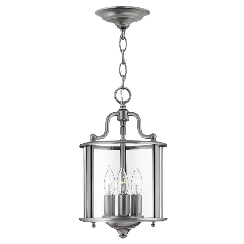 Petite suspension Gentry 3 lumières - Etain