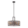 Suspension Gemma 3 lumières - Bronze vintage