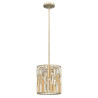 Mini-suspension Gemma 1 lumière - Feuille d'argent