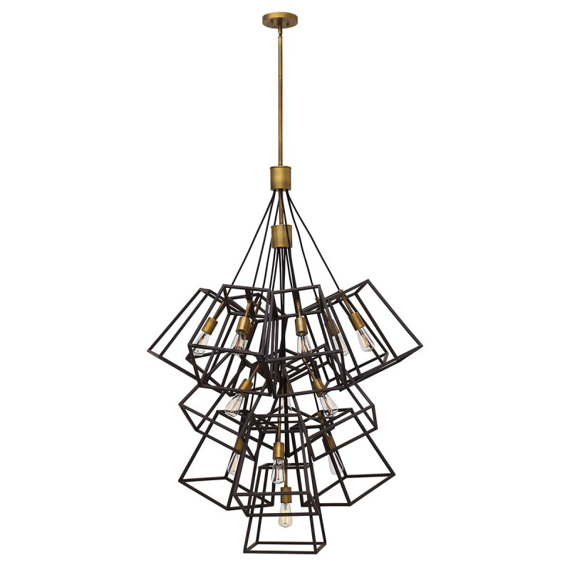 Grand lustre de foyer Fulton 13 lumières