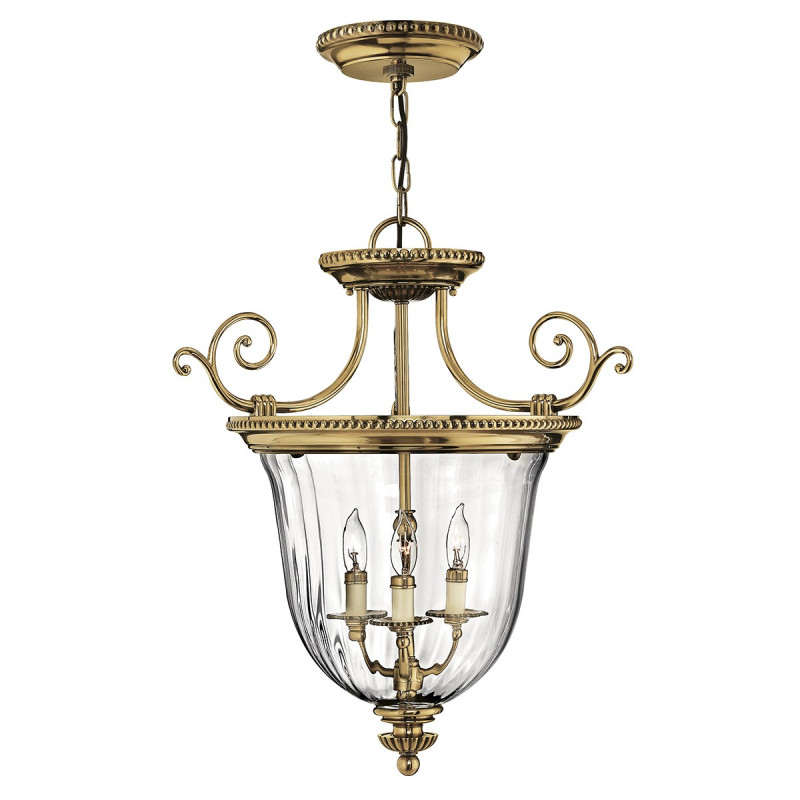 Petite suspension Cambridge 3 lumières