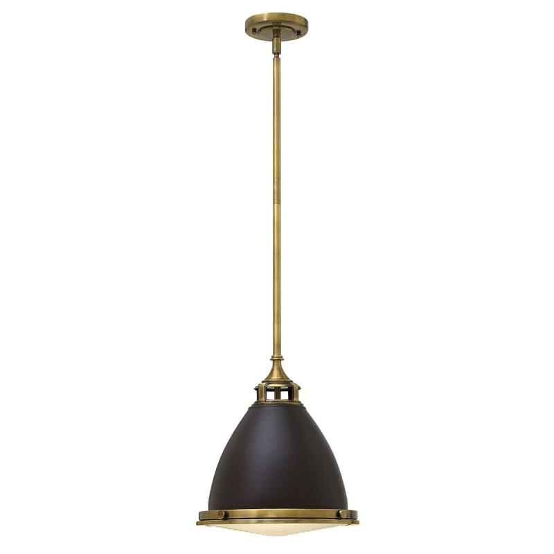 Suspension moyenne Amelia 1 lumière - Bronze Buckeye/Bronze restauré