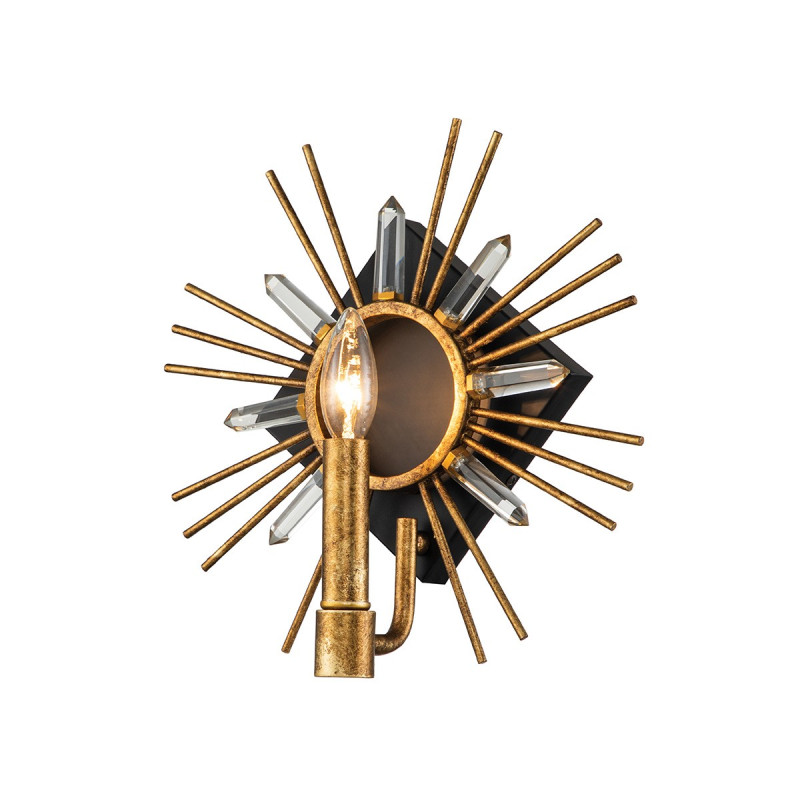 Sun King  Applique Murale 1 Lumière - Feuille d'Or