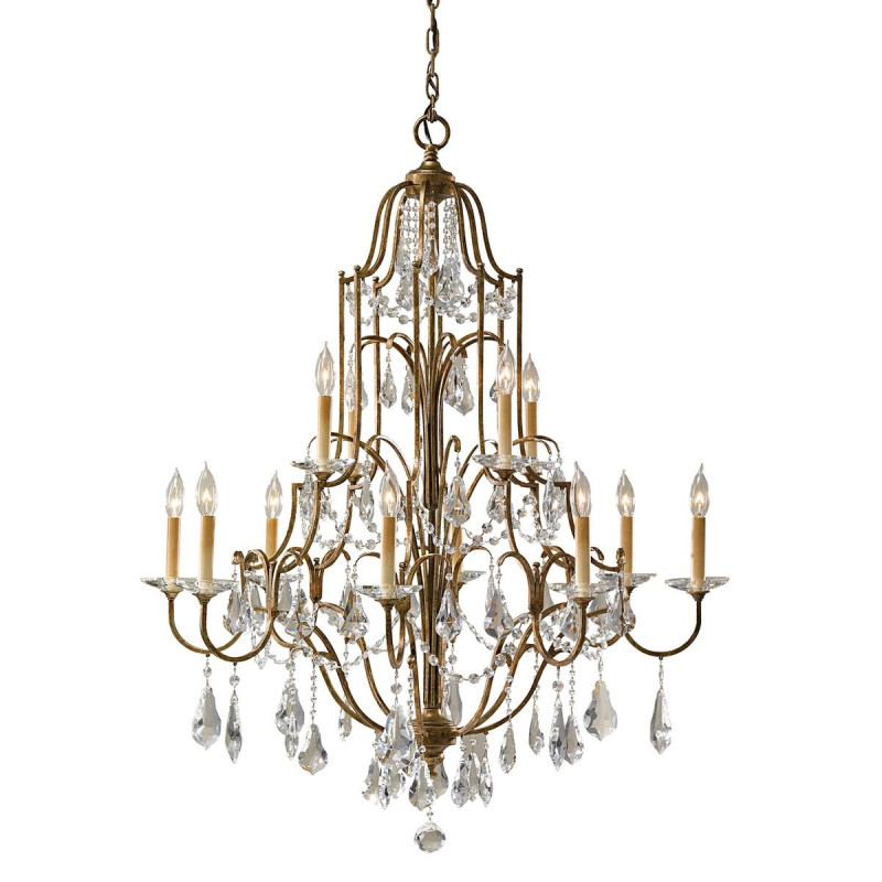 Lustre multi-niveaux Valentina 12 lumières