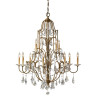 Lustre multi-niveaux Valentina 12 lumières