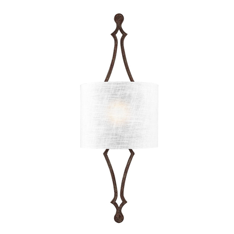 Applique murale Tilling 1 lumière - Fer vieilli
