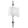 Applique murale Teva 1 lumière - Nickel poli