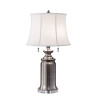 Lampe de table Stateroom 2 lumières - Nickel antique