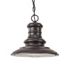 Lanterne à chaîne moyenne Redding Station 1 lumière - Bronze restauré