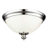 Plafonnier encastré Parkman 2 lumières - Nickel poli