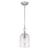 Mini-suspension en nickel poli Hounslow 1 lumière