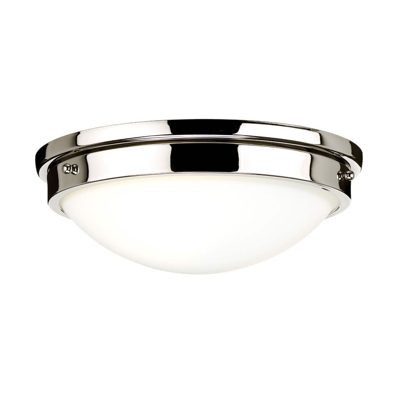 Plafonnier Gravity 2 lumières - Nickel poli