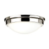 Plafonnier Gravity 2 lumières - Nickel poli