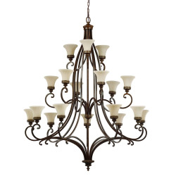 Lustre Drawing 18 lumières