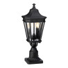 Potelet moyen Cotswold 2 lumières - Noir