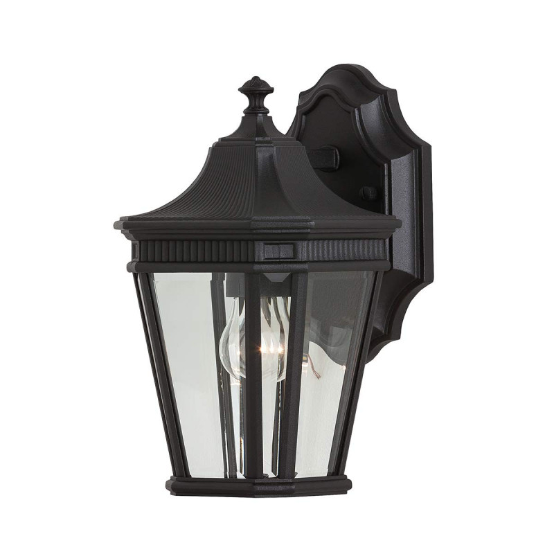 Petite lanterne murale Cotswold 1 lumière - Noir