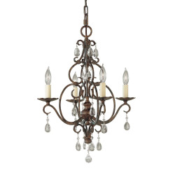 Lustre Chateau 4 lumières
