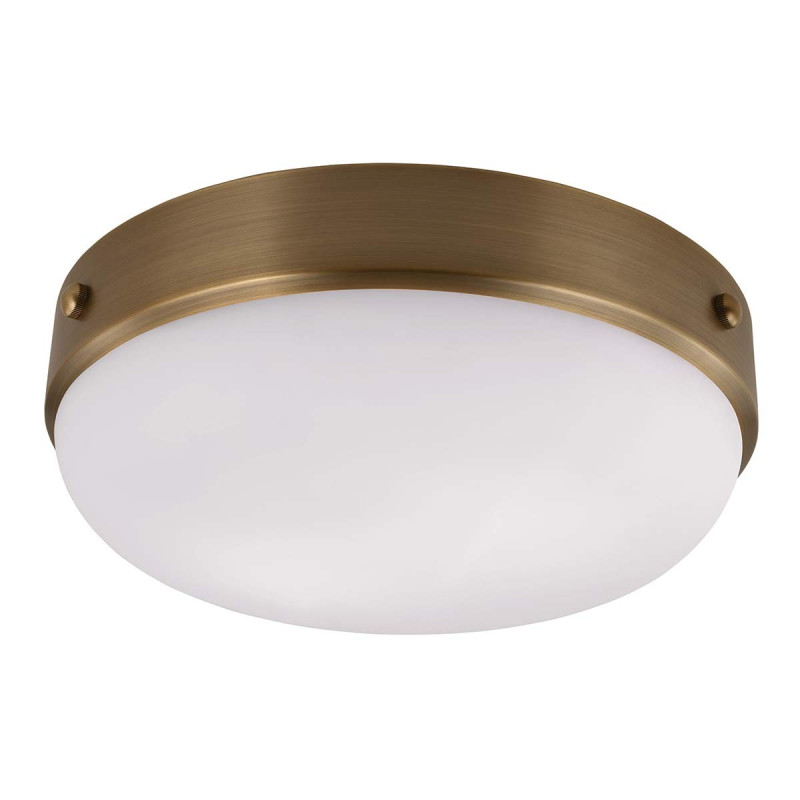 Plafonnier encastré Cadence 2 lumières - Laiton antique foncé