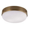 Plafonnier encastré Cadence 2 lumières - Laiton antique foncé