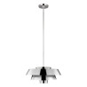 Suspension Brisbin 1 lumière - Nickel poli