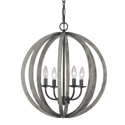 Suspension Allier 4 lumières