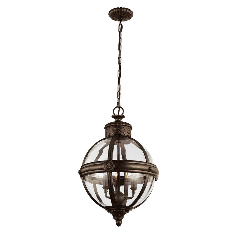 Lustre Adams 3 lumières - Bronze anglais