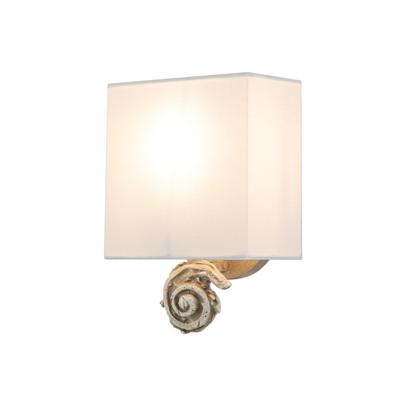 Swirl Applique Murale 1 Lumière Smal - Os blanc