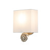 Swirl Applique Murale 1 Lumière Smal - Os blanc
