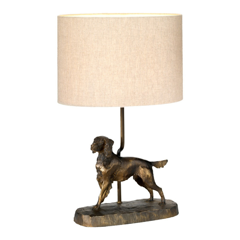 Lampe de table avec abat-jour ovale Rufus 1 lumière